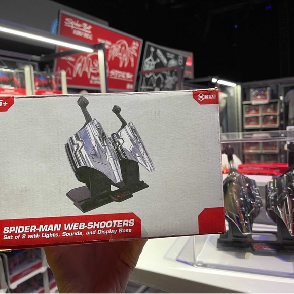 Disneyland Avengers Campus Spider-Man Web Shooters with Display Stand - No Box - Picture 3 of 5